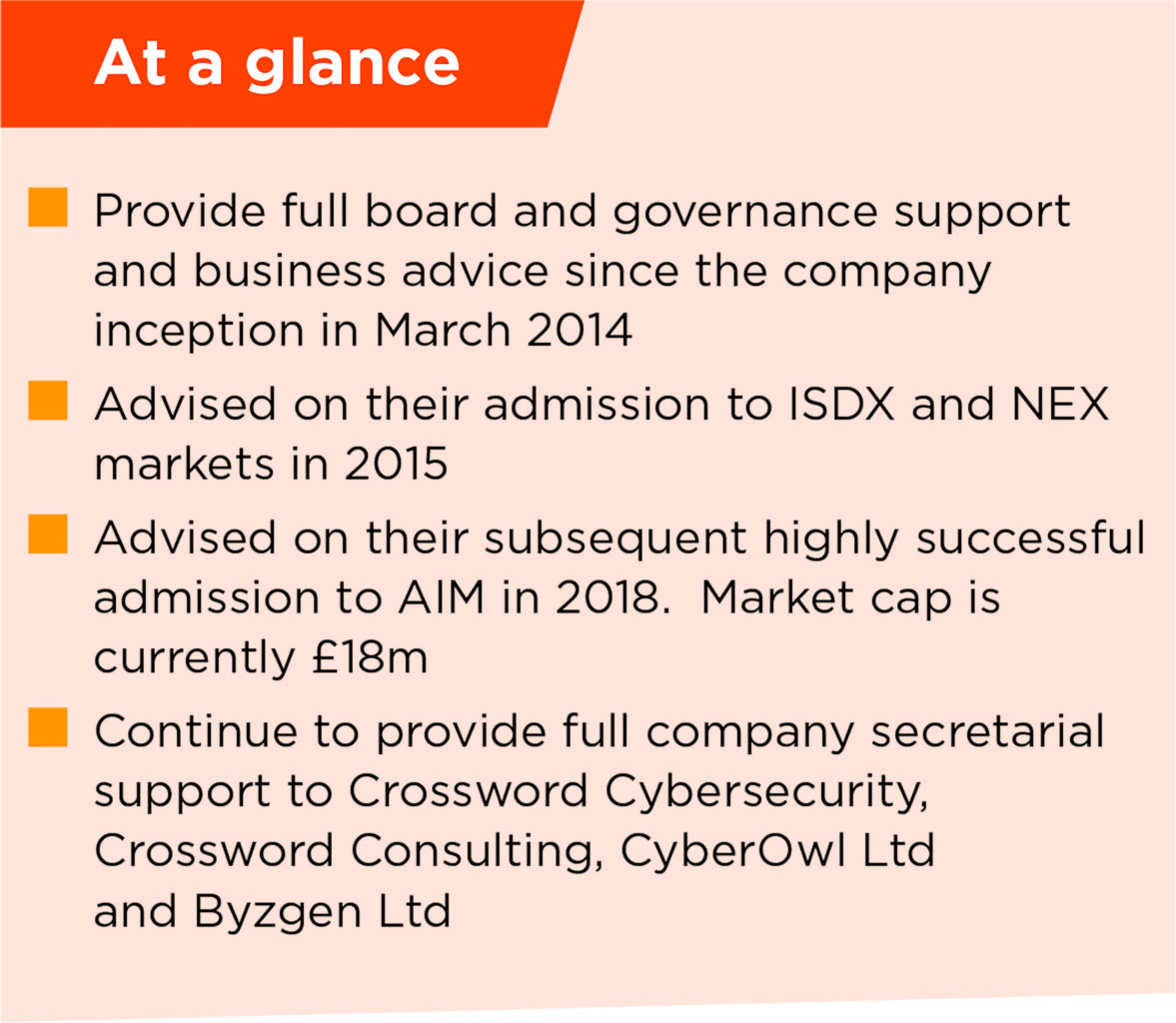 Crossword - case study - at a glance