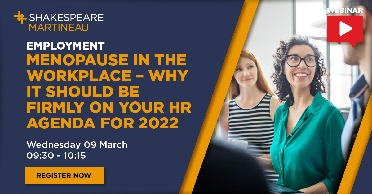 Menopause in the Workplace – why it should be firmly on your HR agenda ...