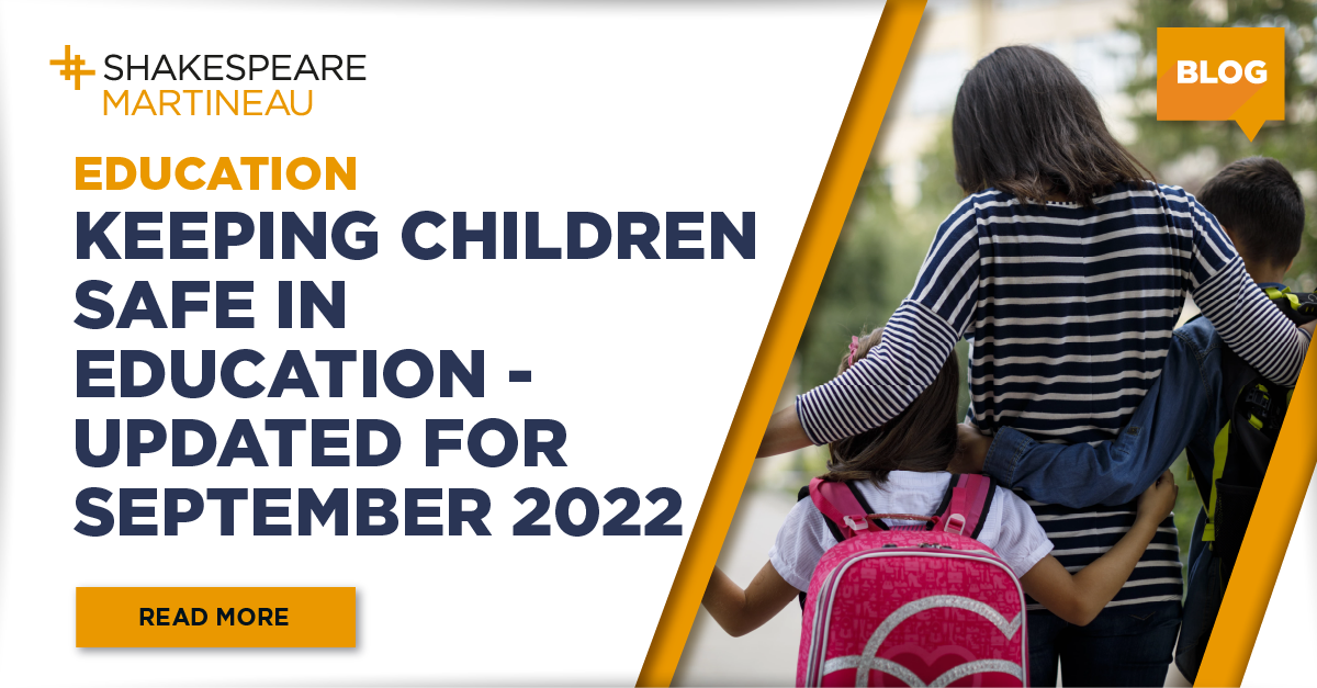 Keeping Children Safe in Education updated for September 2022