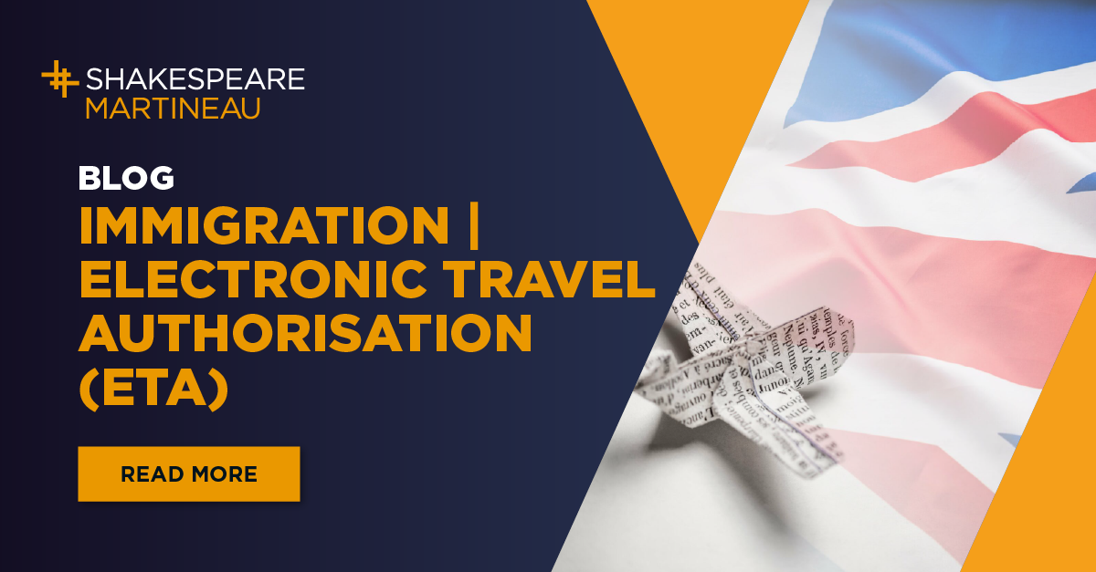 Introduction of Electronic Travel Authorisation (ETA) for UK visitors